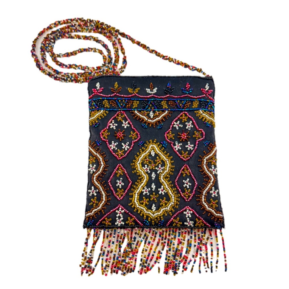 Vintage J & X NY Beaded Handbag